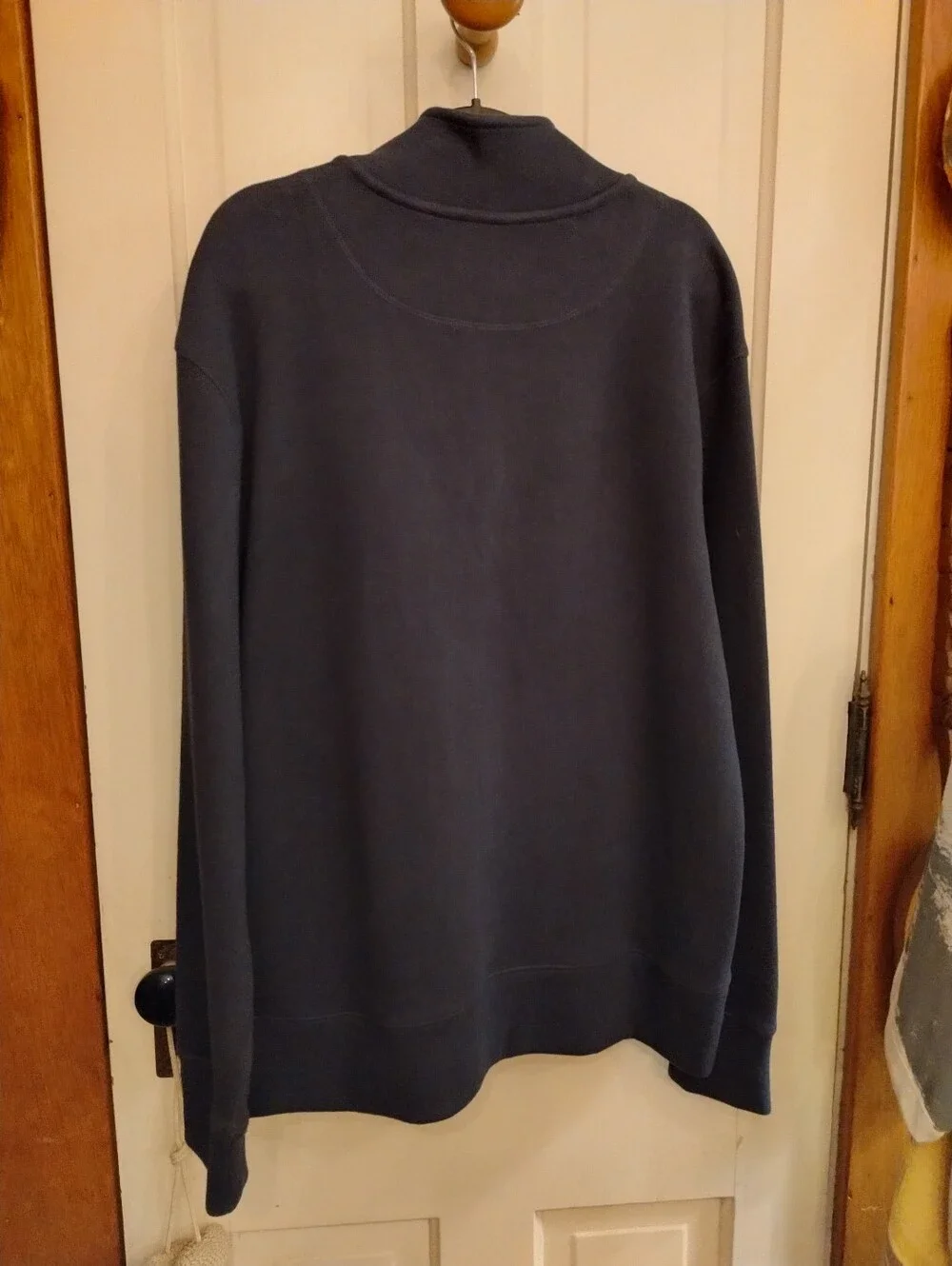 Banana Republic Men’s Dark Navy Zip-Up Pullover